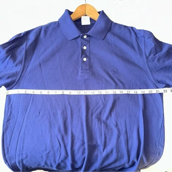 Brooks Brothers 346 Navy Blue Performance Polo Long Sleeve Shirt M Logo Collared - Picture 8 of 10
